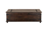 INDIA Kistbord 130 Mörkbrun